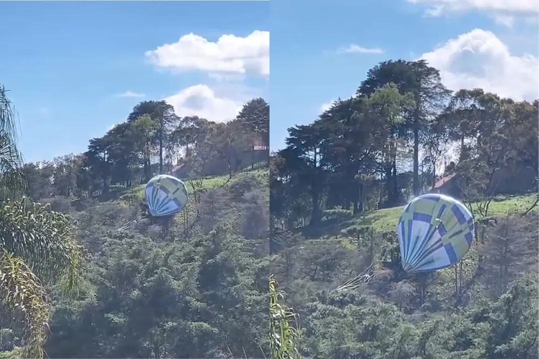 Imagem ilustrativa da imagem Queda de balão provoca incêndio em importante cidade turística