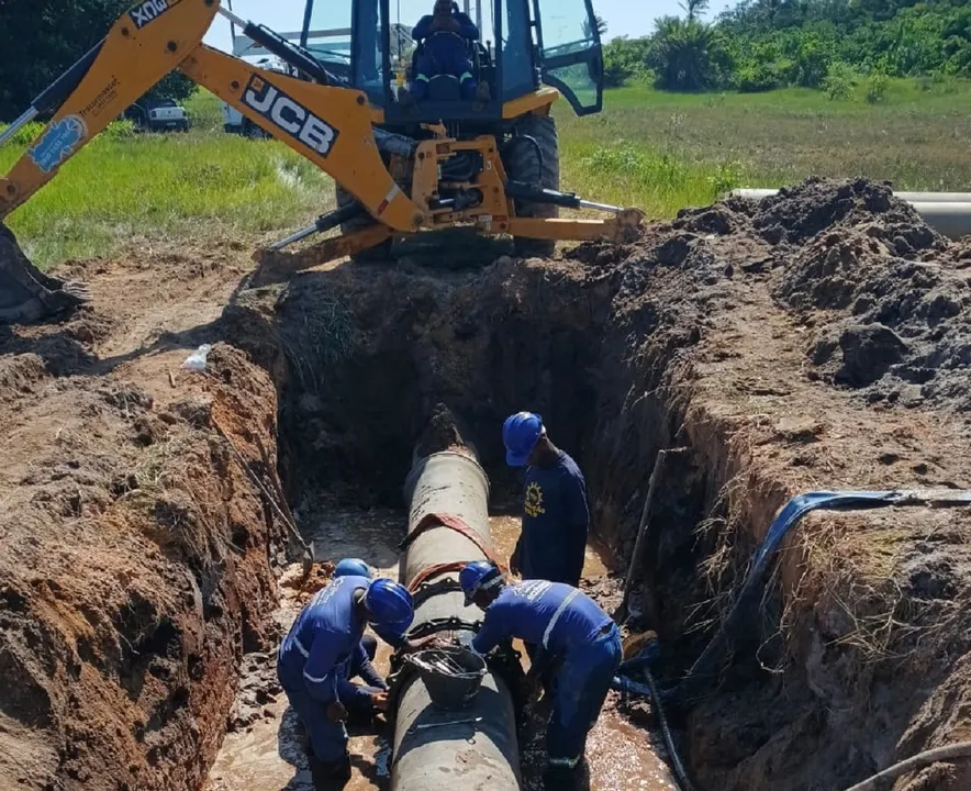 Reparo foi finalizado na tarde desta segunda-feira, 29.