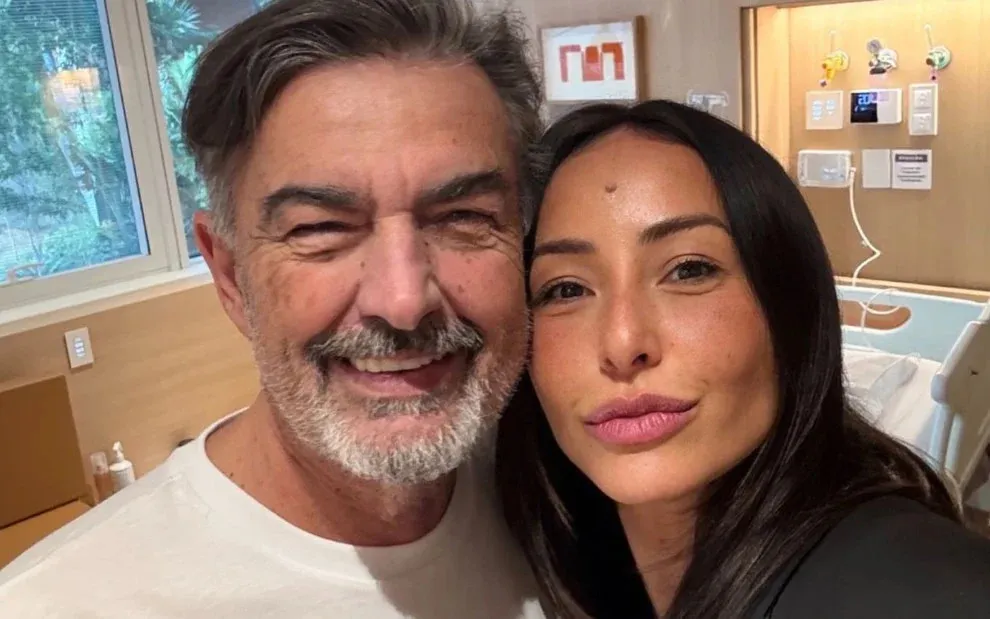 Sabrina Sato e o pai Omar Rahal