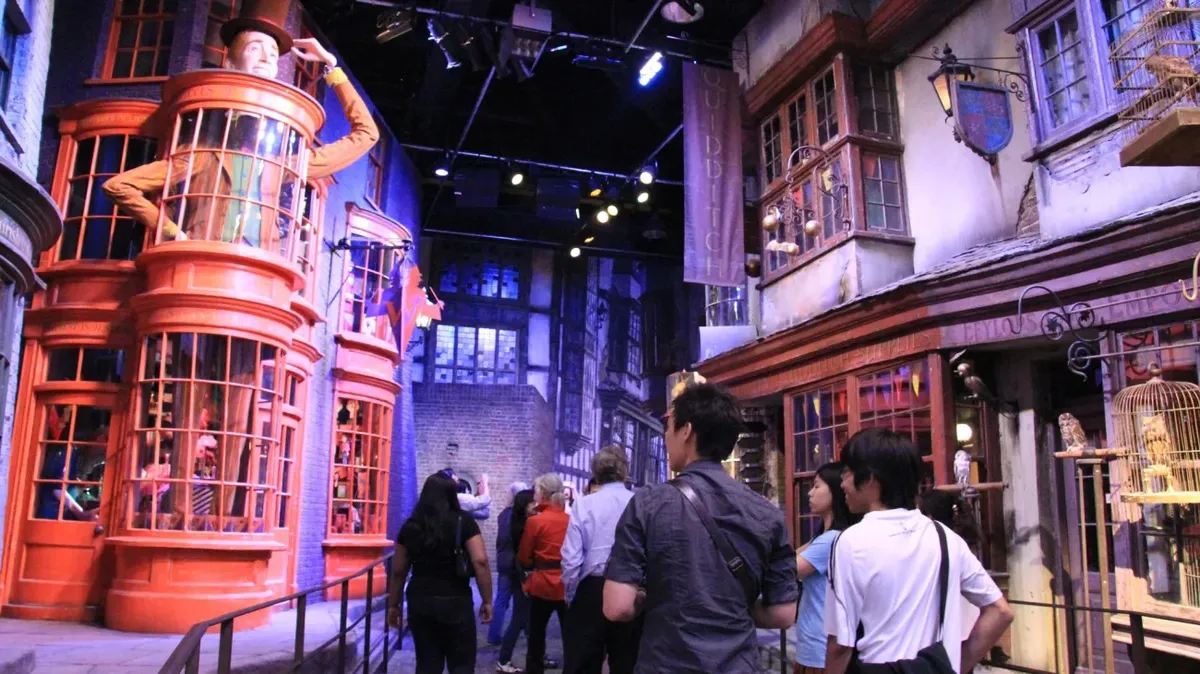 O mundo mágico de Harry Potter, em Londres, no Reino Unido