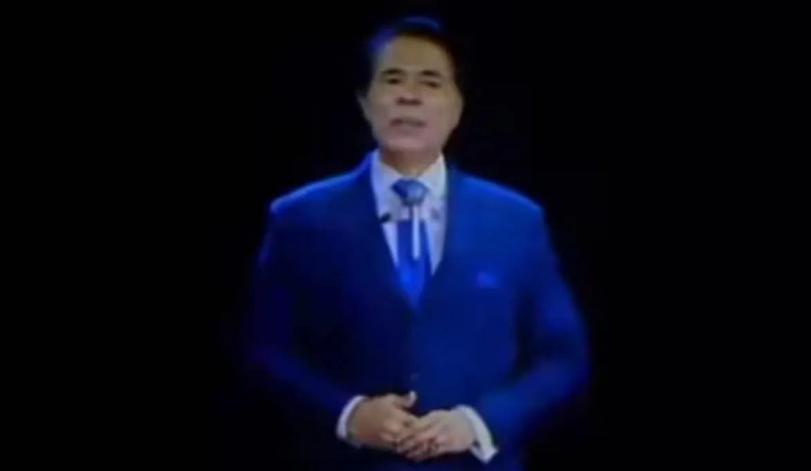 Imagem ilustrativa da imagem Silvio Santos feito por IA ‘discursa’ em inauguração do SBT News