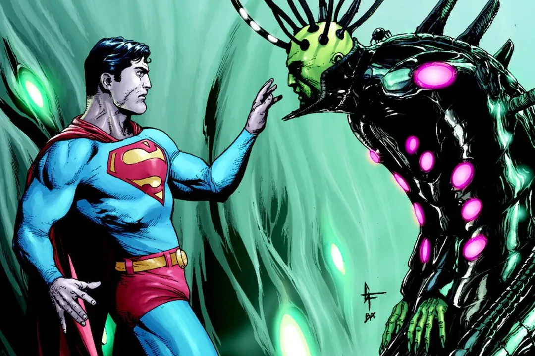 O vilão Brainiac é uma inteligência artificial extremamente avançada, obcecada por conhecimento