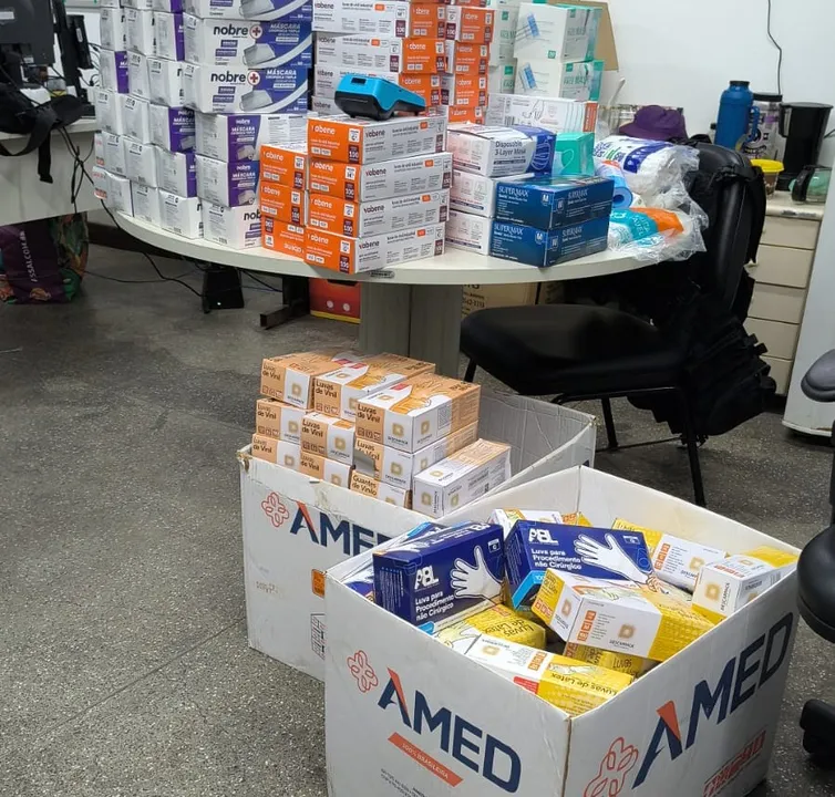 Itens desviados de unidades públicas foram apreendidos