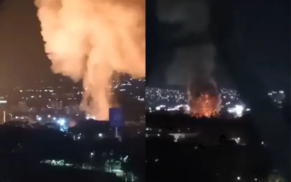 Os Estados Unidos bombarderam a capital da Venezuela