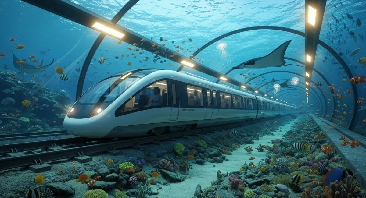 O país vai instalar um trem de alta velocidade sob o Estreito de Bohai