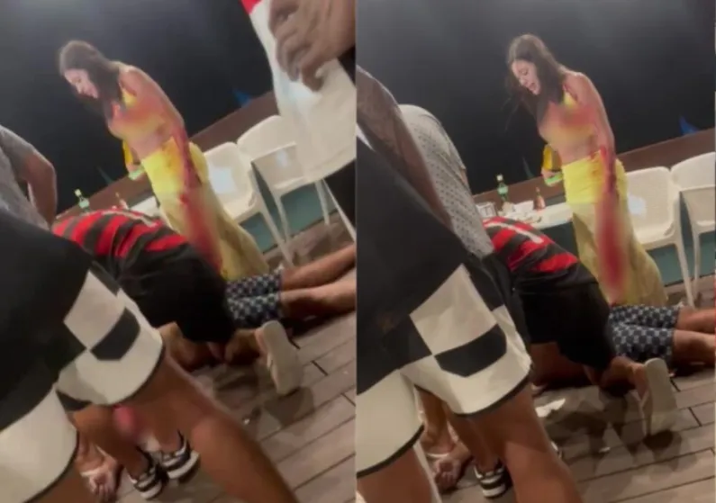 O autor do crime fugiu após o ataque