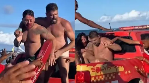 Turistas são agrendidos por barraqueiros em Porto de Galinhas