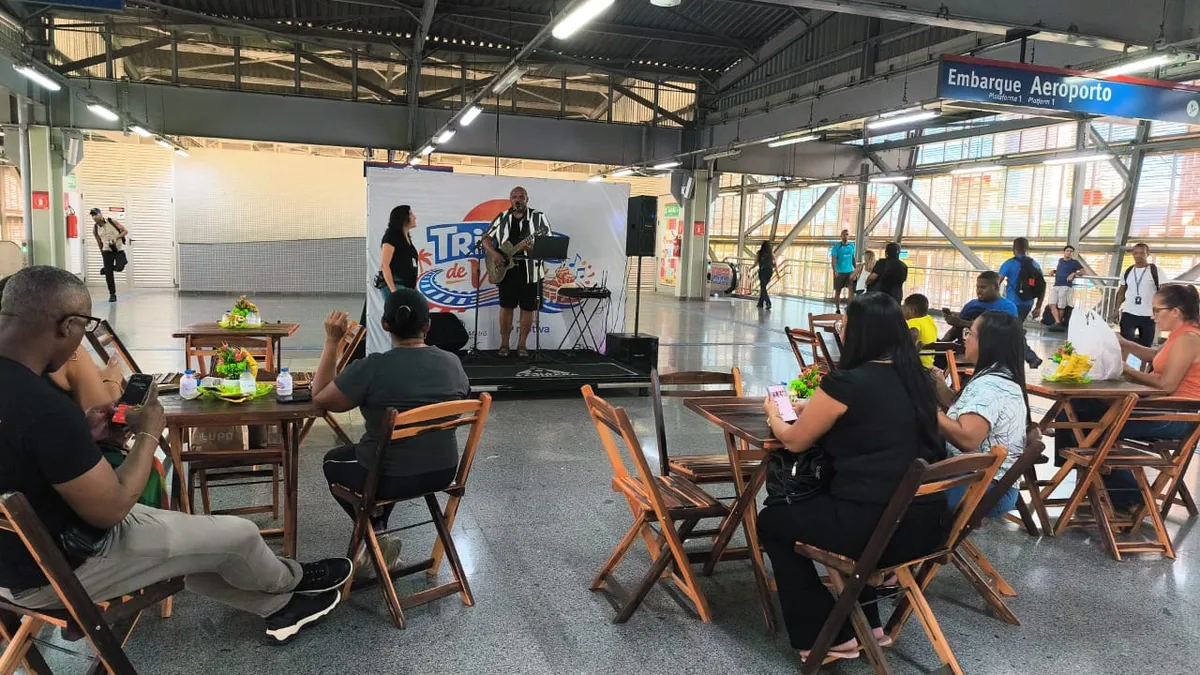 A Estação Rodoviária recebeu uma ambientação temática especial