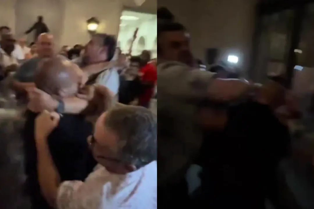 Briga generalizada na USP durante ato do 8 de Janeiro