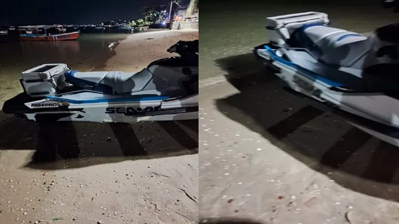 Imagem ilustrativa da imagem Vídeo: condutor de Jet Ski morre após bater em barco na Ribeira
