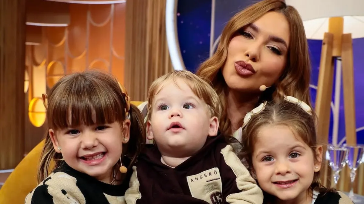 Virginia Fonseca e filhos