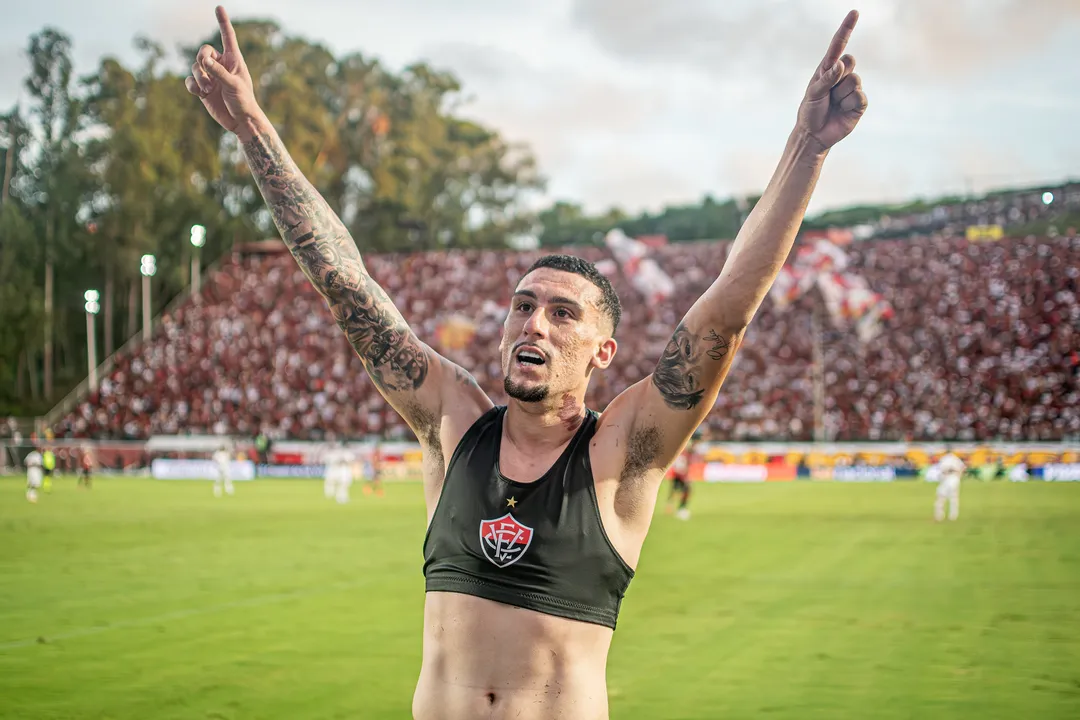 Gabriel Baralhas após o jogo contra o São Paulo