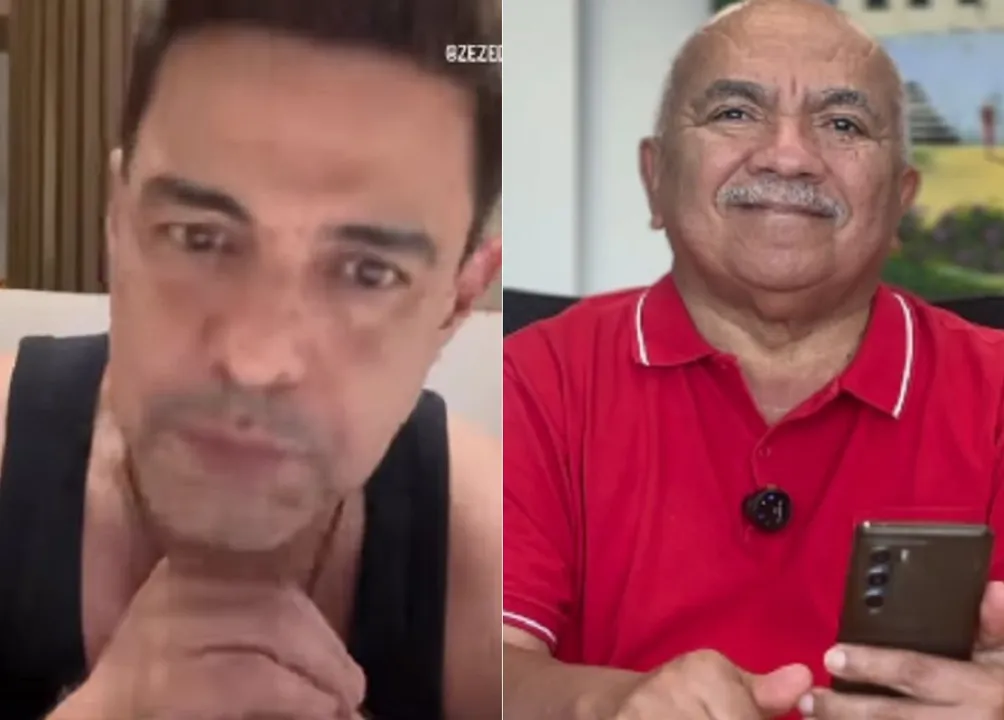 Zezé Di Camargo foi alvo de críticas do deputado distrital Chico Vigilante (PT).