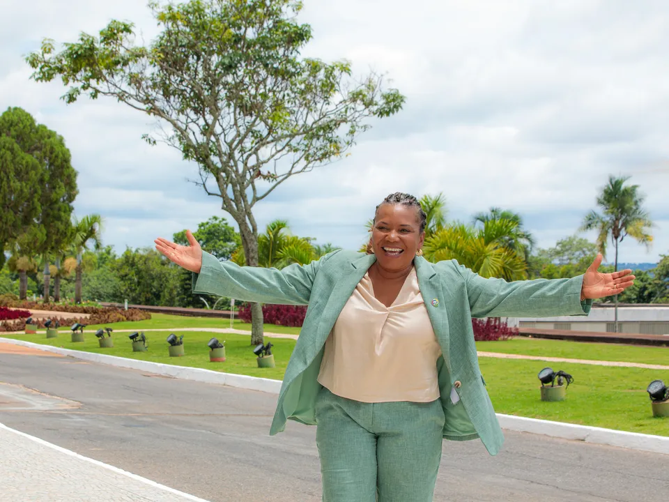 Ministra da Cultura, Margareth Menezes