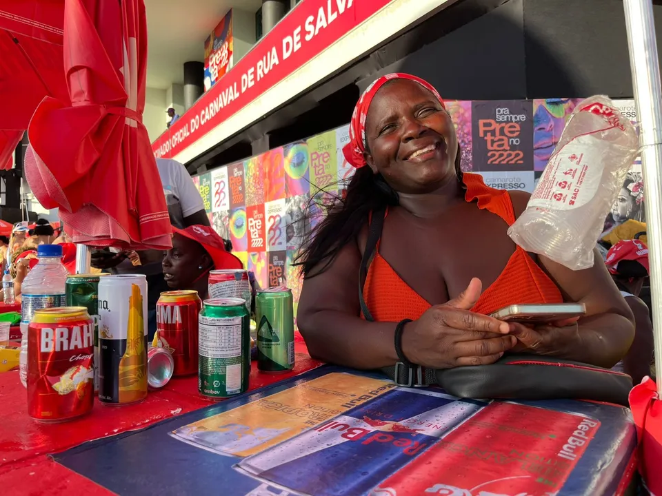 Nadiane da Silva, que veio de Feira de Santana
