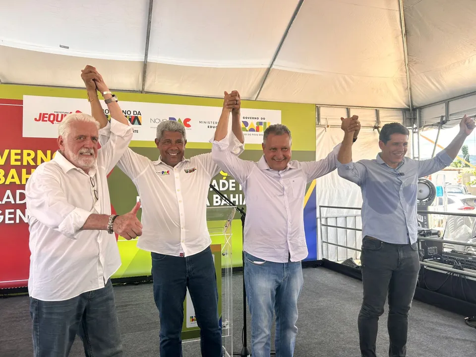 Trio petista se uniu a Zé Cocá em evento de Jequié.