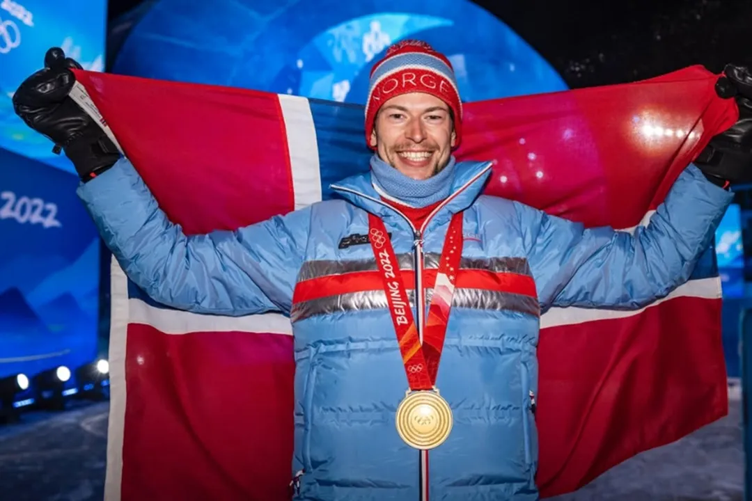 O atleta norueguês Sturla Holm Lægreid