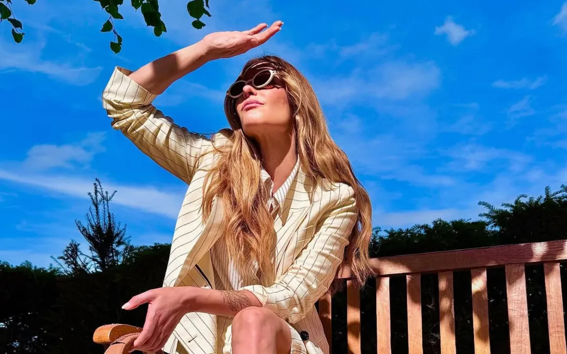 A famosa também falou sobre os sintomas da menopausa