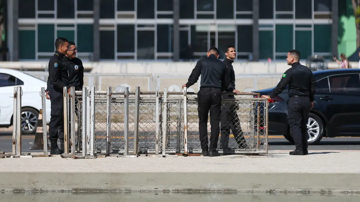 Protesto previsto para este fim de semana levou ao reforço da segurança no Palácio do Planalto