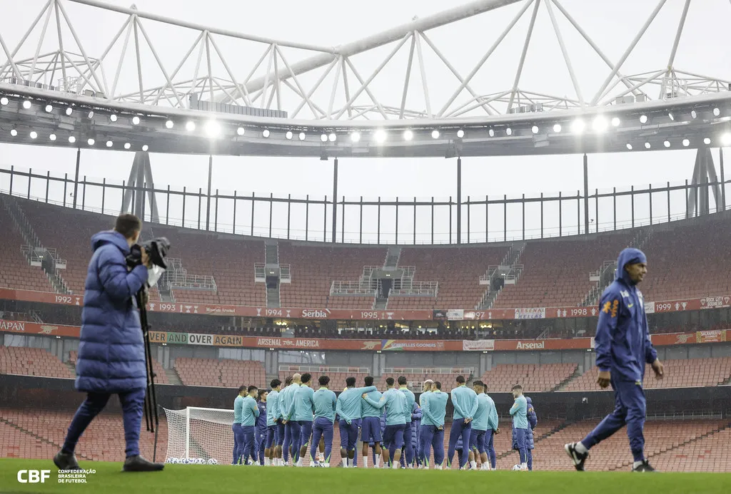 Seleção Brasileira em treino