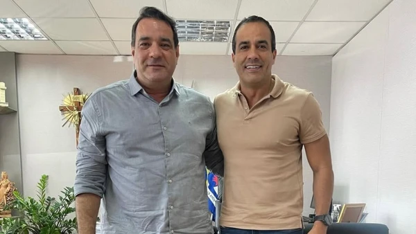 Deputado Alan Sanches e o prefeito Bruno Reis
