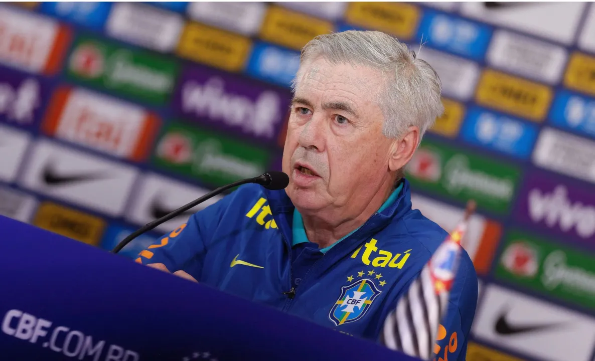 Imagem ilustrativa da imagem Carlo Ancelotti encaminha renovação com o Brasil e mira duas Copas