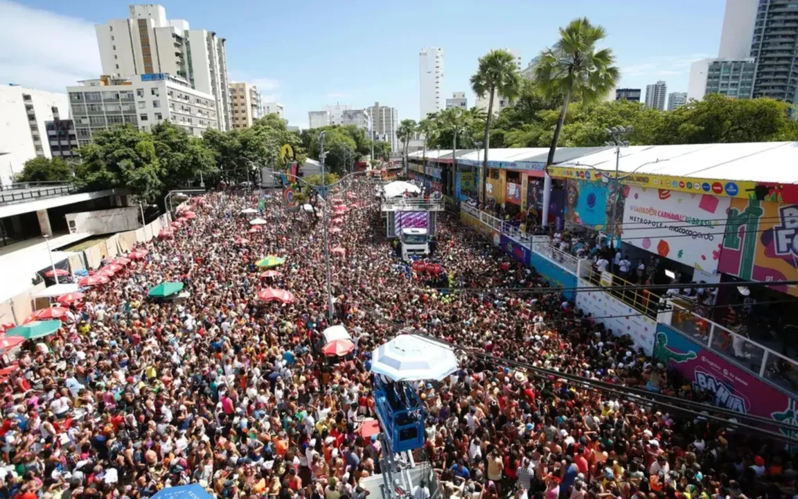 Os circuitos ficam lotados durante o Carnaval