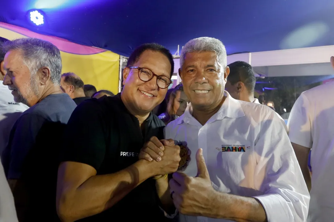 Jerônimo Rodrigues e o prefeito de Itabuna, Augusto Castro