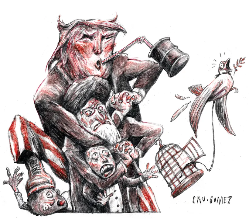 Imagem ilustrativa da imagem Charge do dia 18/01/2026