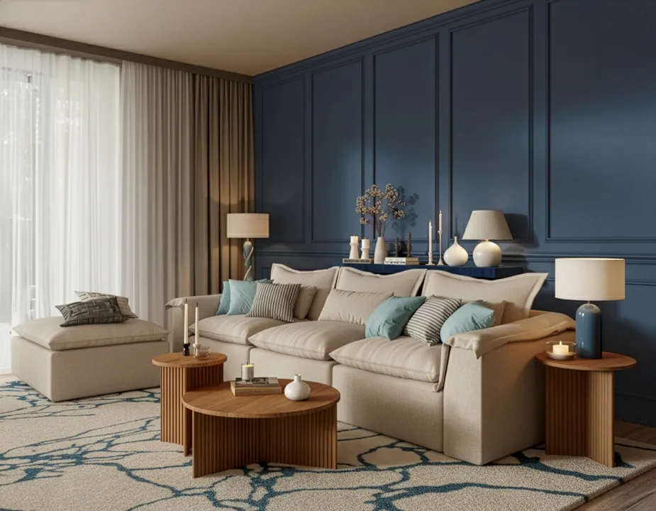 A Majari, da  Iquine, é  um tom de azul profundo inspirado no Rio Amazonas