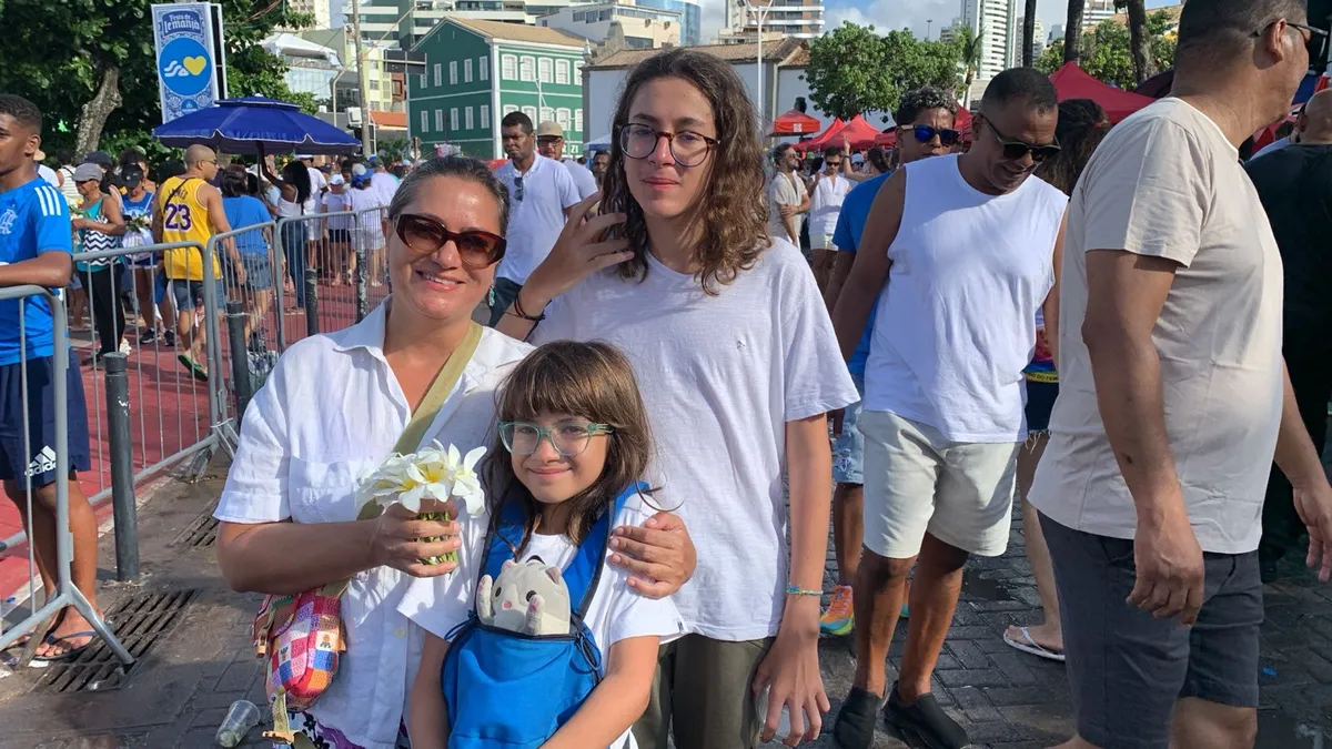 Ludmila e sua filha, Olivia