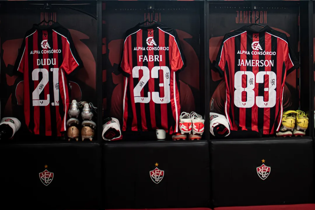 Camisas dos jogadores do Vitória para a temporada 2026