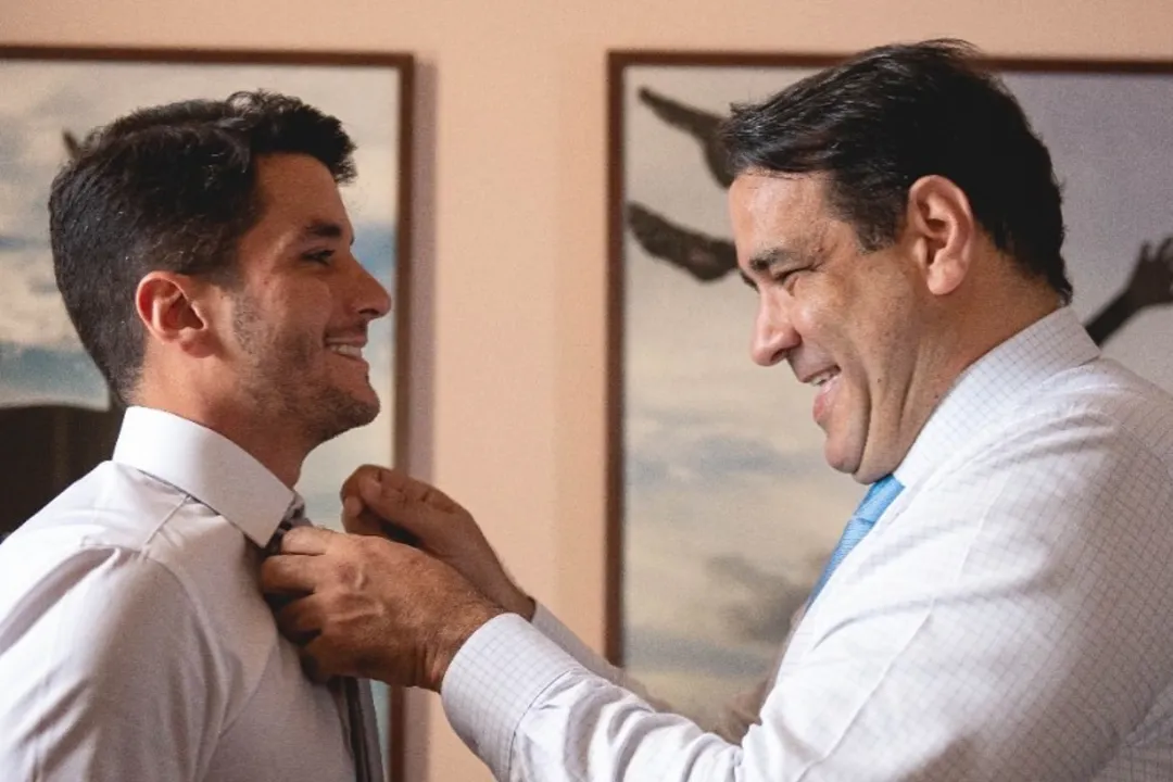 Duda Sanches e o pai, Alan Sanches, falecido no último sábado, 17