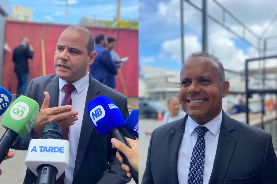 Líderes da oposição, Randerson Leal (Podemos), e do governo, Kiki Bispo (União)