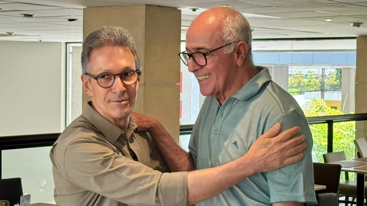 Zema e Aleluia falaram com a imprensa neste sábado, 24, em Salvador.