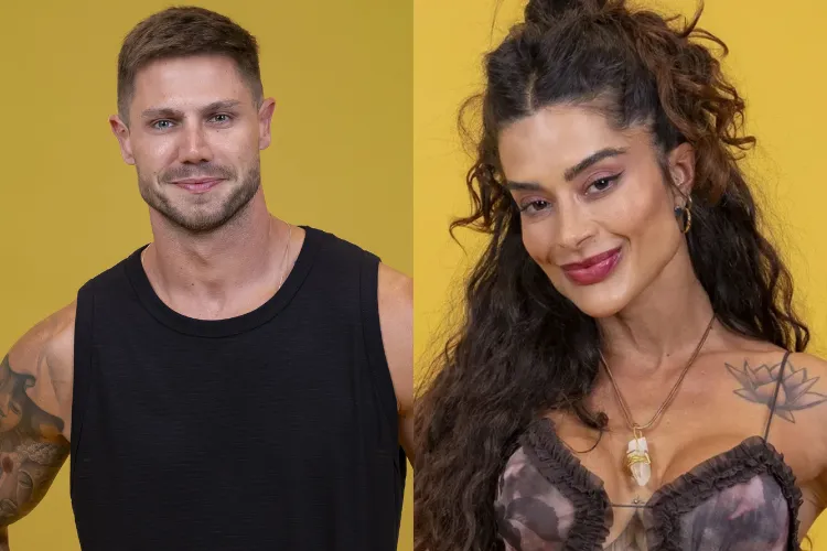 Imagem ilustrativa da imagem Ficaram? Aline Campos abre o jogo sobre romance com Jonas Sulzbach