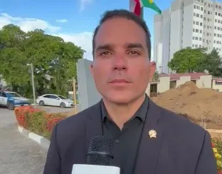 Presidente da Associação dos Oficiais Militares Estaduais da Bahia – Força Invicta, major Igor Rocha