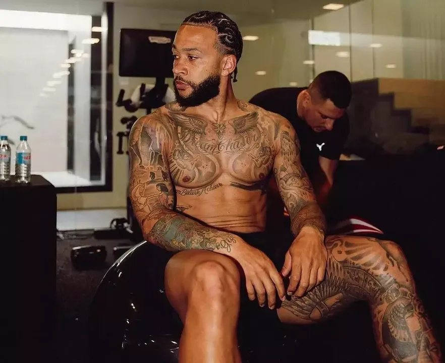 Memphis Depay, jogador do Corinthians e da Seleção da Holanda