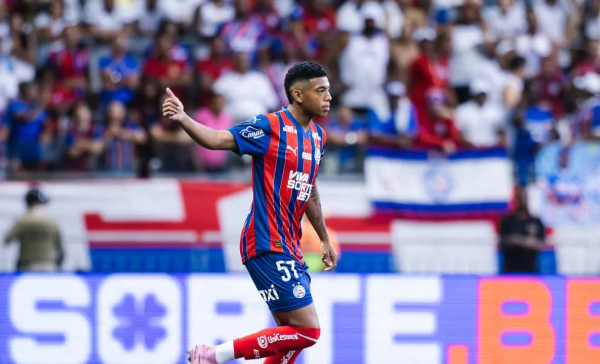 Kauê Furquim em campo pelo Bahia
