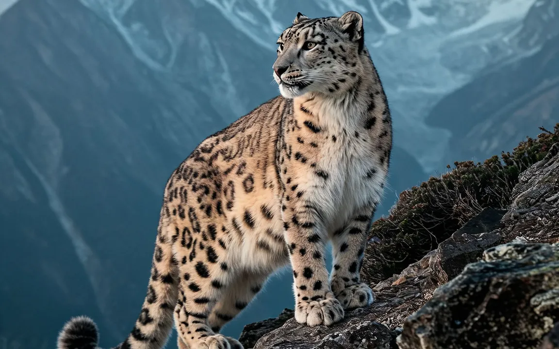 O animal costuma viver em regiões montanhosas