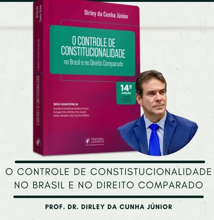 Livro “O Controle de Constitucionalidade no Brasil e no Direito Comparado”.