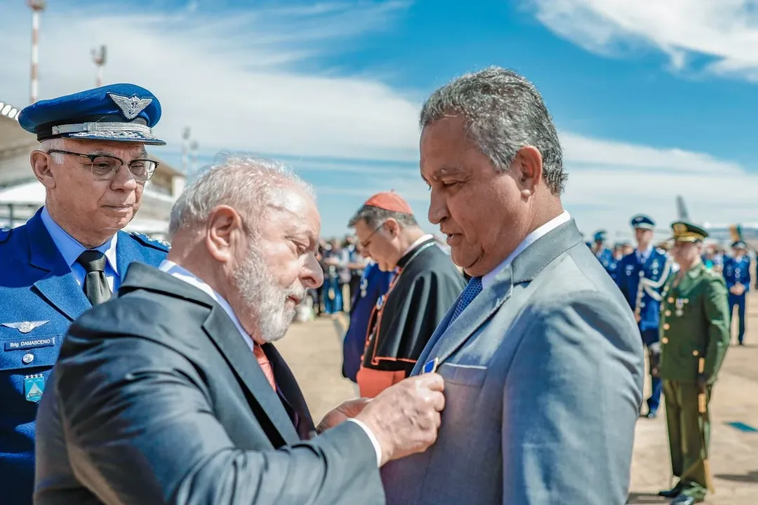 Lula e Rui Costa, chefe da Casa Civil