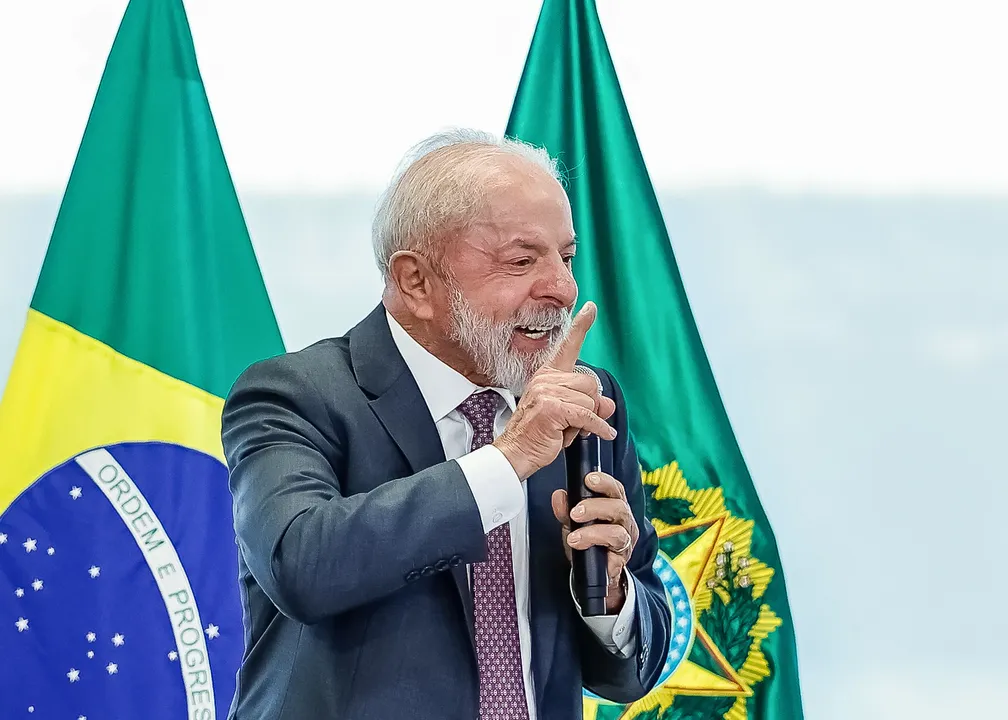 Presidente Lula (PT) durante discurso