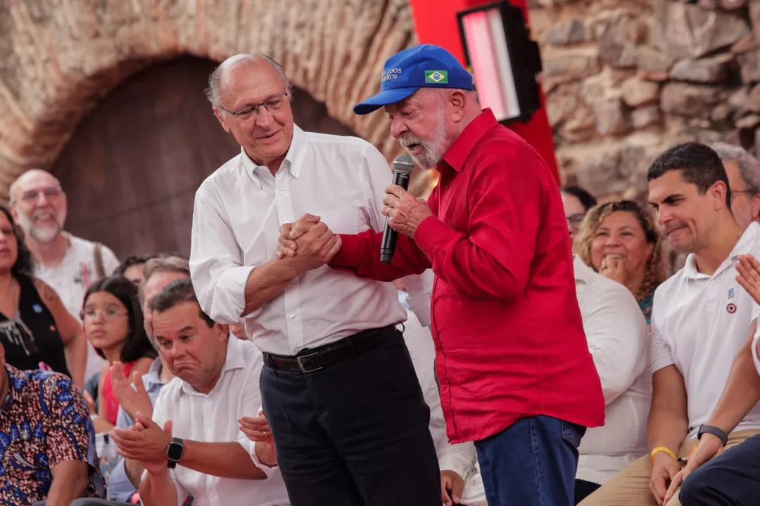 Lula e Geraldo Alckmin em Salvador