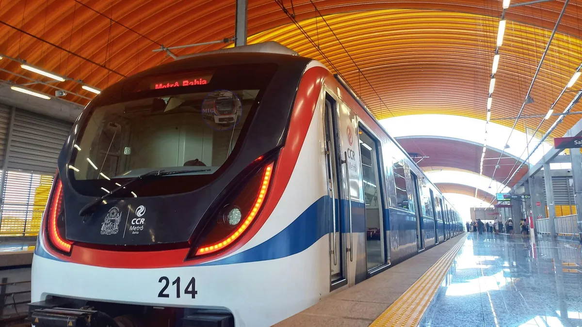 Imagem ilustrativa da imagem Metrô de Salvador: Estações Bom Juá e Campinas fecham nesta quinta