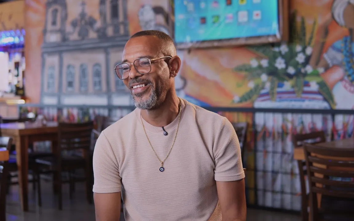 Registro de Juraci Santos, vocalista da banda