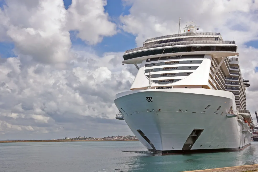 Navio com cinco mil turistas atraca em Salvador