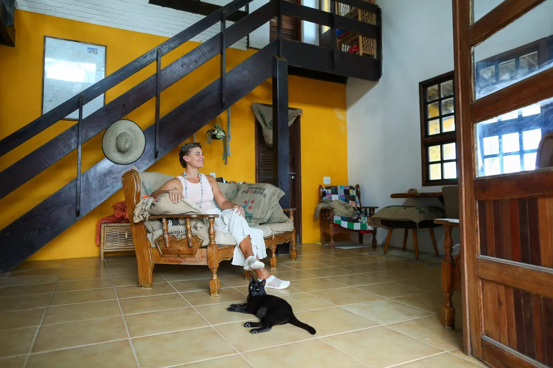 A francesa Amélie criou o Infini Coliving em Jauá, em 2023