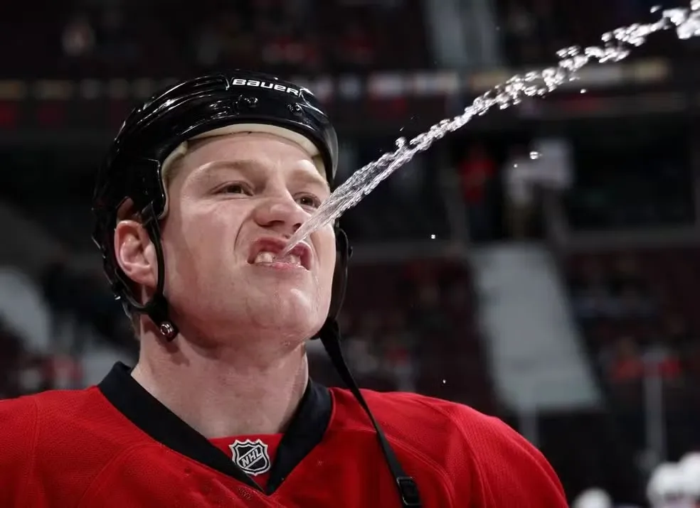 Jogador de hóquei banguela