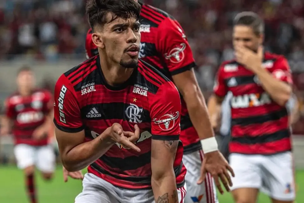 Lucas Paquetá em ação pelo Flamengo